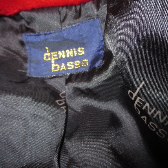 DENNIS BASSO RED FAUX FUR - Picture 6 of 6